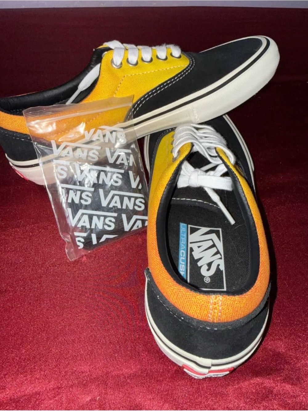 Vans Era Pro Fade Black and Yellow